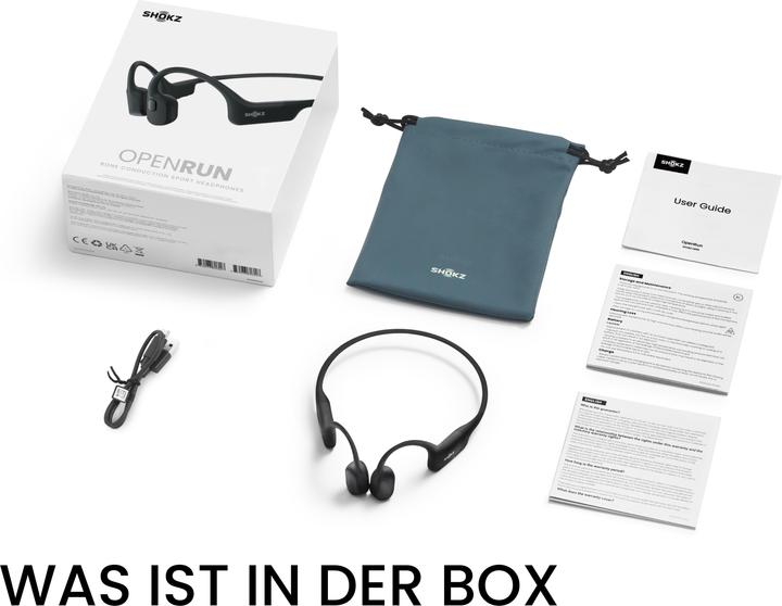Image du produit Shokz OpenRun USB-C (pas de réduction du bruit, 8 h, Sans fil)