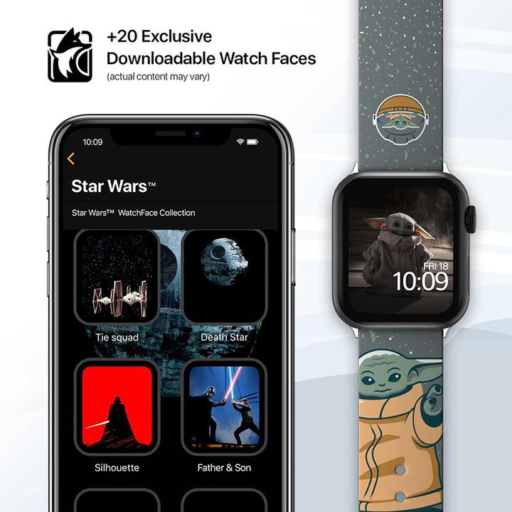 Image du produit Moby Fox Star Wars : The Mandalorian bracelet pour smartwatch The Child (Silicone)