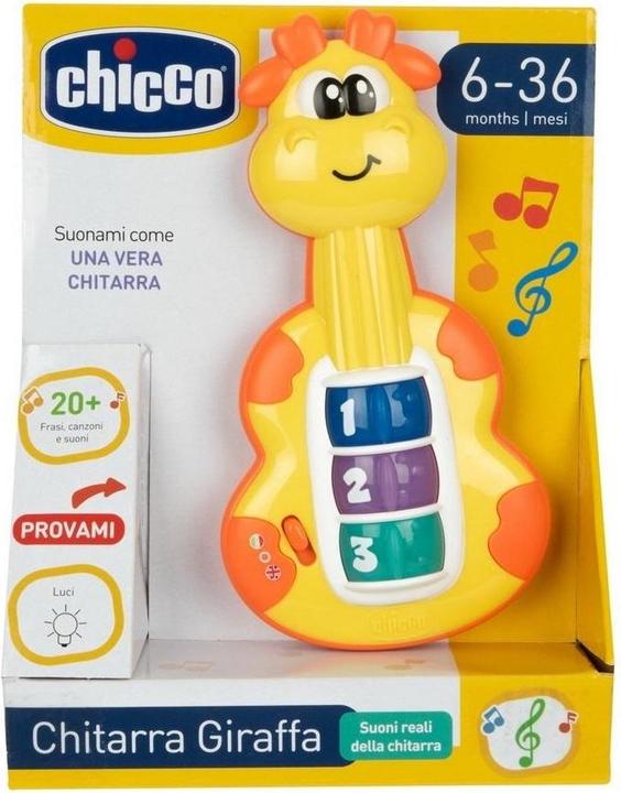 Actual product image Chicco Giraffe Guitar (German)