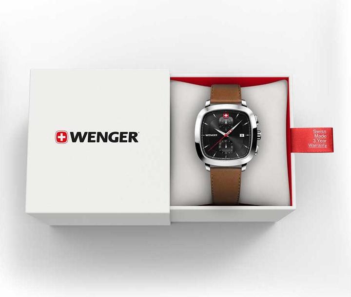 Immagine prodotto Wenger Cronografo classico vintage 01.1933.102 (Fatto in Svizzera, Cronografo)