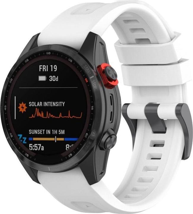Image du produit OEM Strap Silicone strap for GARMIN FENIX 3 / 3HR / 5X / 6X / 6X Pro / 7X / 7X Pro white (7) (Silicone)