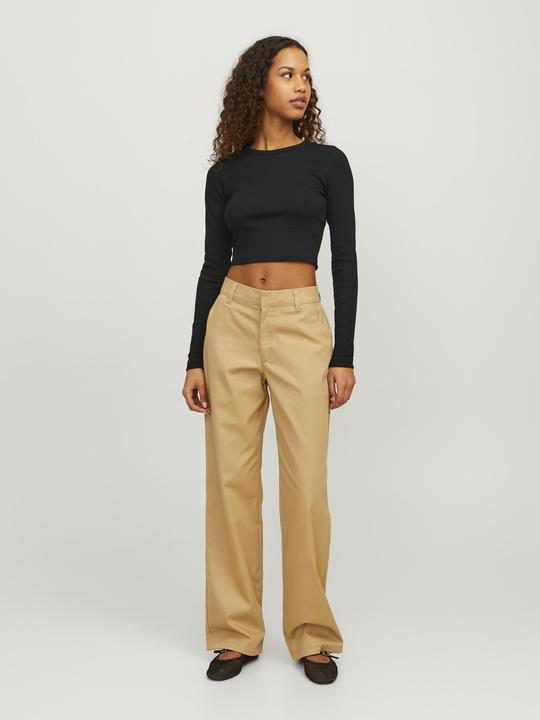 Produktbild JJXX Geripptes Crop Langarmshirt (XS)