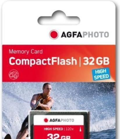 Actual product image AGFAPHOTO Compact Flash 32GB High Speed 300x MLC (32 GB, CF)