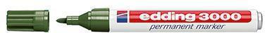Actual product image Edding Permanent Marker 3000 (Olive green, 1.50 mm, 1 x)