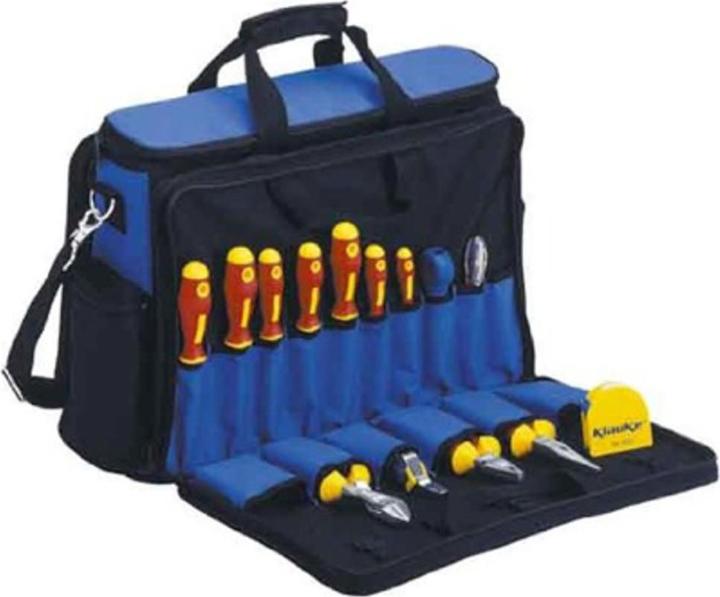 Actual product image Klauke KLA KL905B15 Technician professional bag 15pcs. equipped (15 pieces)