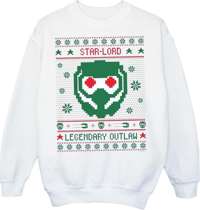 Guardians Of The Galaxy Vol. 2 Star Lord Fair Isle Sweatshirt Jungen