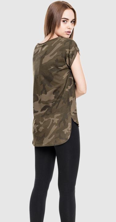 Produktbild Urban Classics Ladies Camo Back Shaped Tee (S)
