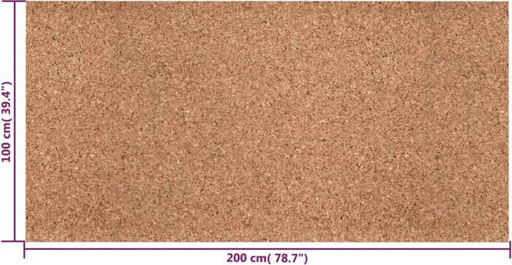 VidaXL Raynard (Bulletin board, 100 x 200 cm)