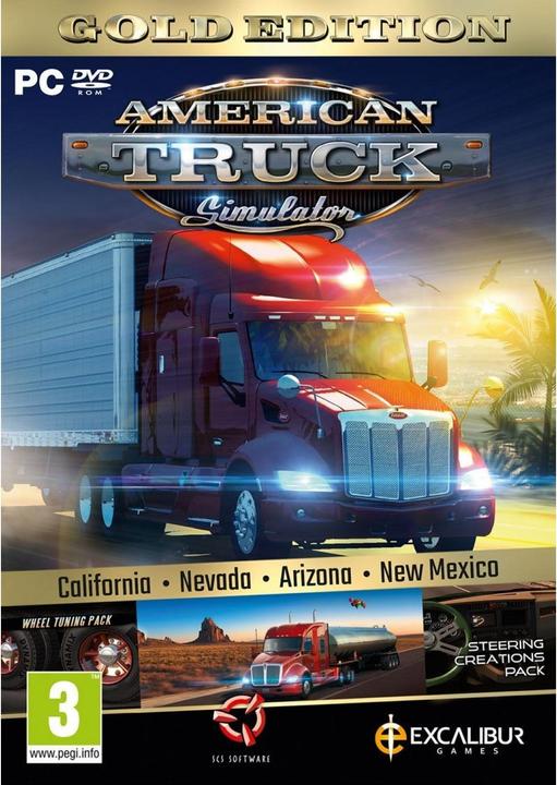 SCS American Truck Simulator édition Gold (PC, EN)