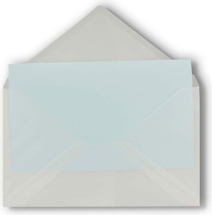 Image du produit Neuser Papier 50x transparente Briefumschläge Serie FarbenFroh (229 x 162 mm, 50 x)