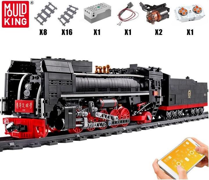 Produktbild Mould King Historische Dampflokomotive