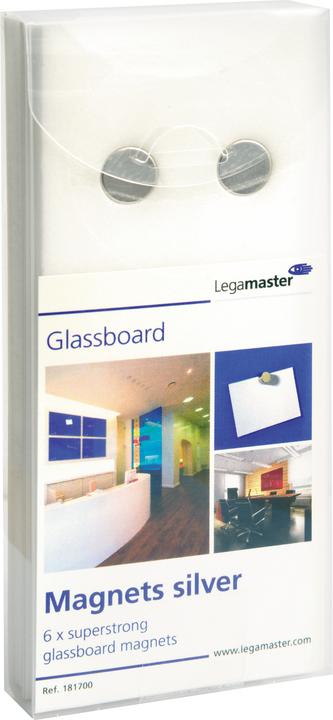 Image du produit Legamaster Aimants de maintien pour le carton de verre (6 x)