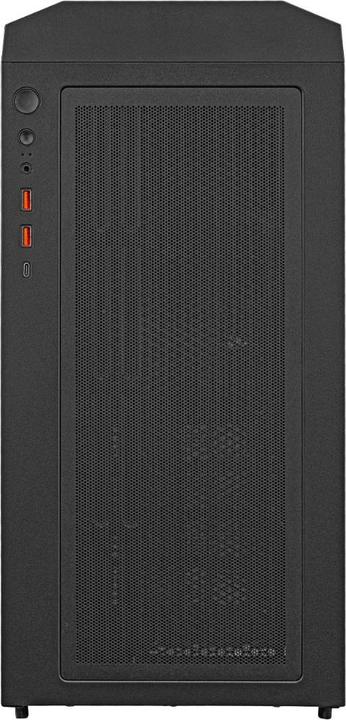 Actual product image Cougar Uniface RGB Black | PC Case | Mid Tower / Mesh Front Panel / ARGB Fans / TG Left Panel / (ATX, SSI CEB, Mini-ITX, mATX)