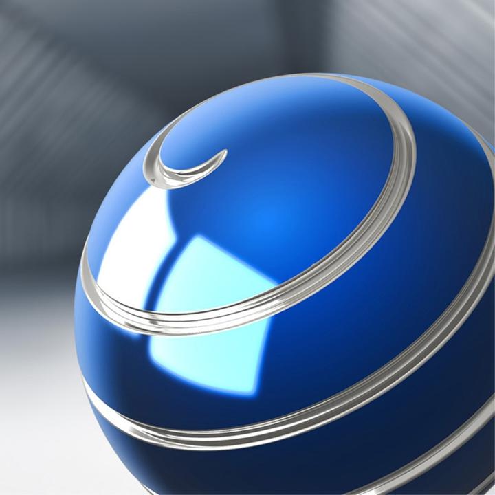 Image du produit Ueli Express 55mm Gyroscope à billes Gyro jouet en métal bleu