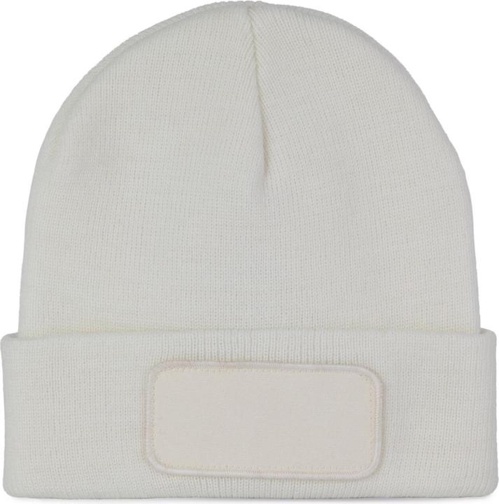 Actual product image K-up Recycled beanie with patch and thinsulate lining