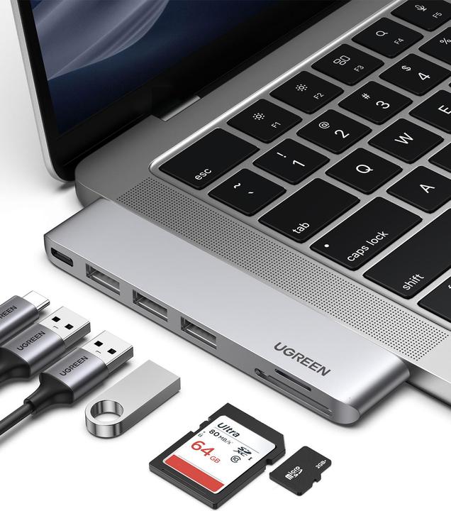 Image du produit Ugreen 6-in-2 (USB-C, 6 Ports)