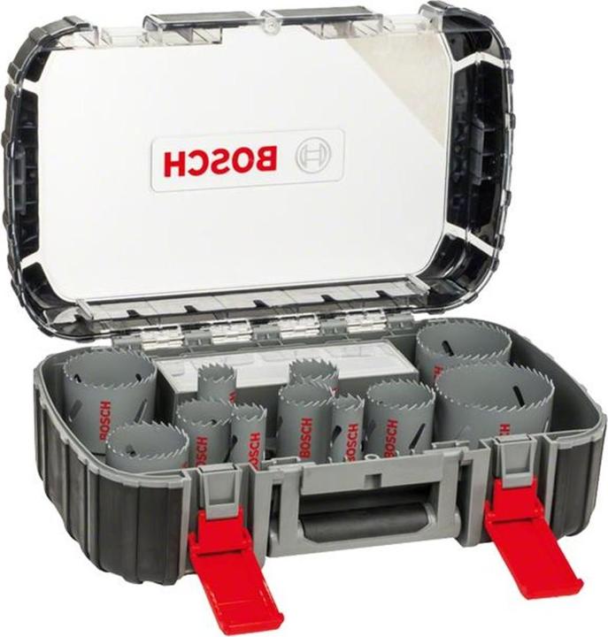 Bosch Professional Zubehör 17-teiliges Lochsägen-Set, HSS Bi-Metall, Universal, 20–68/74 mm (51 mm, 35 mm, 40 mm, 44 mm, 76 mm, 60 mm, 68 mm, 20 mm, 22 mm, 25 mm, 32 mm)
