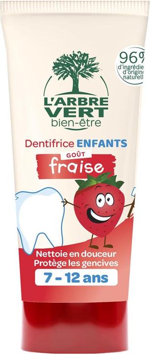 L'arbre vert Ökologische Zahnpasta Kinder mit Erdbeergeschmack (50 ml)