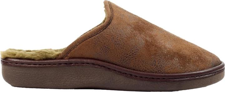 Actual product image Lazy Dogz Mens Glen II Faux Leather Slip-on Slippers (45.5)