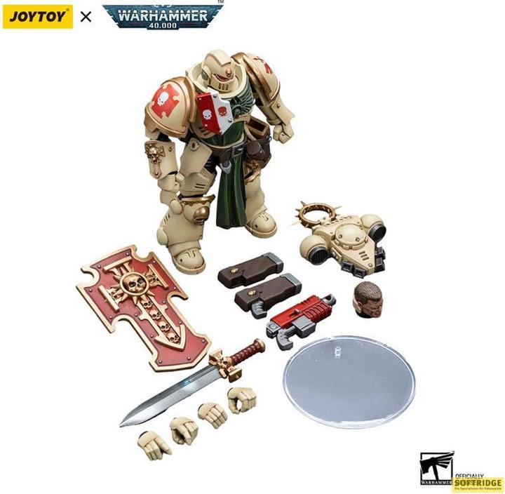 Image du produit Joy Toy Warhammer 40k figurine 1/18 Dark Angels Bladeguard Veteran 12 cm