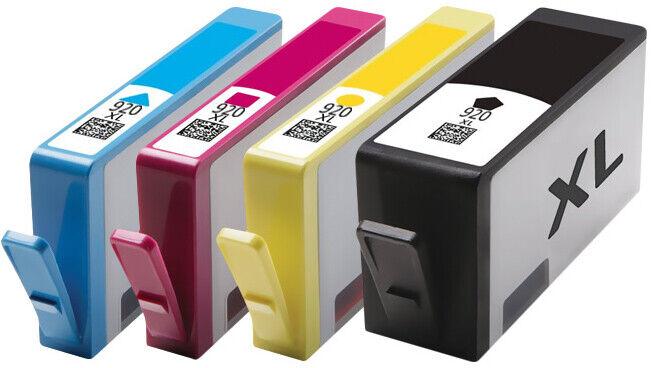 Actual product image Druckfuxx 4x PATRONEN für HP 920XL CHIP OFFICEJET 6000 6500A 7000 7500A E710a E7