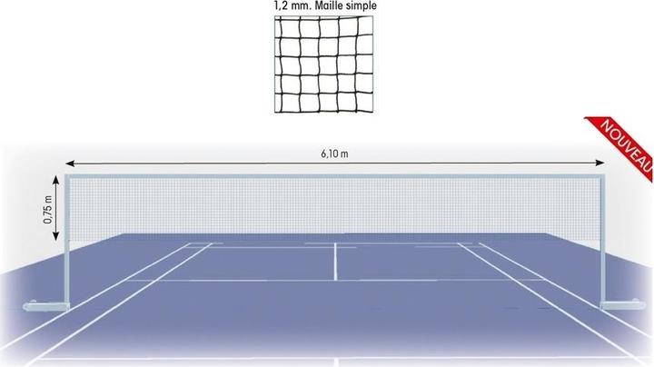 Actual product image Tremblay Badm. Mesh FBD103 6,1x0,75m 1,2mm 1pce.