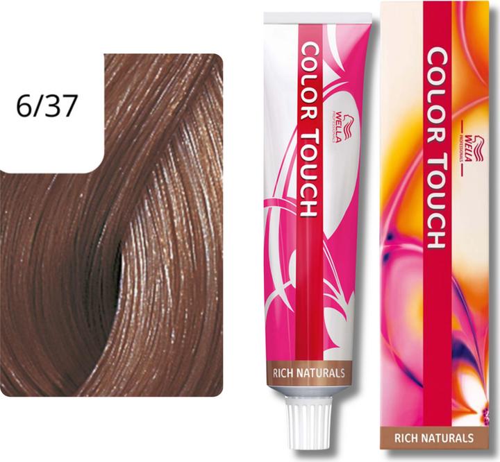 Produktbild Wella Color Touch Rich Naturals (6/37 dunkelblond gold-braun)