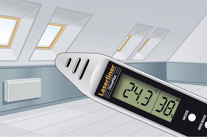 Actual product image Laserliner ClimaPilot Luftfeuchtigkeits- und Temperaturdatenlogger