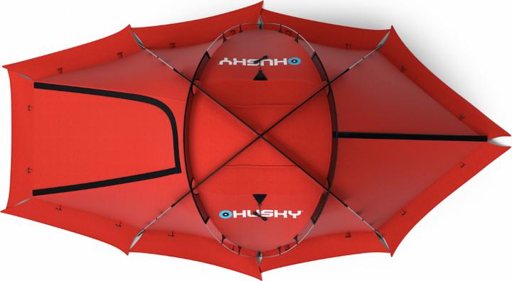 Produktbild Husky Fighter Extreme 3 4 Lichtgewicht Tent 3 - Rood - 3 Persoons (Tunnelzelt, 4.80 kg, 4 Personen)