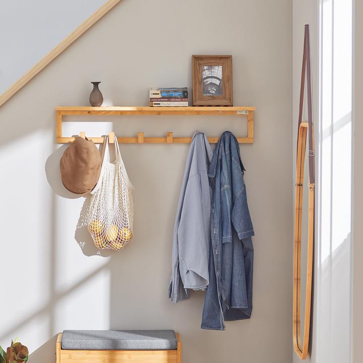 Actual product image SoBuy Wall coat rack with 6 coat hooks