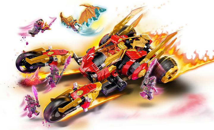 Actual product image LEGO Kai's gold dragon raider (71773, LEGO Ninjago)