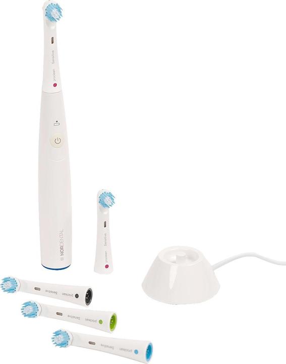 Actual product image Casativo Electric toothbrush with 4 soft attachable brushes