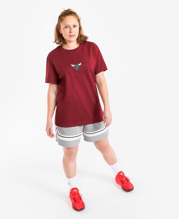 Actual product image Tarmak Damen/Herren Basketball T-Shirt NBA Chicago Bulls - TS900 rot (L)