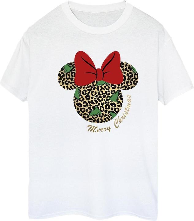 Disney Minnie Mouse Leopard Christmas TShirt (XL)