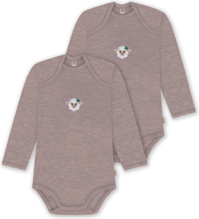 Produktbild Normani 2er Pack Baby Merino Body Langarm „Auckland" - 9377 (86)