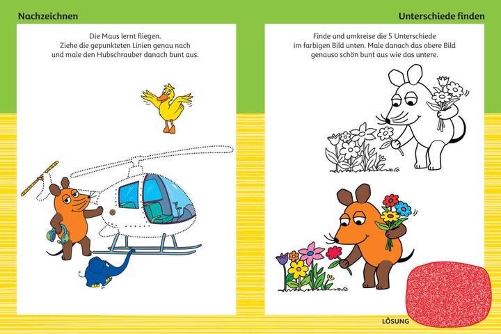 Actual product image Die Maus • Erstes Zeichnen (Die Sendung mit der Maus) (German, Schwager & Steinlein Publishing House, 2022)
