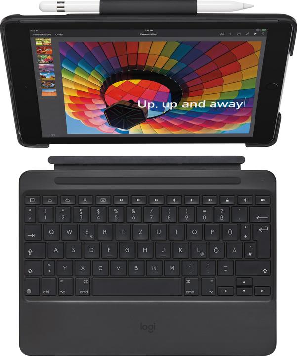 Produktbild Logitech Slim Combo (DE, iPad 2017 (5. Gen), iPad 2018 (6. Gen))