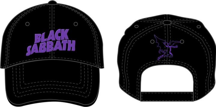 Actual product image Black Sabbath Logo & Devil Baseb