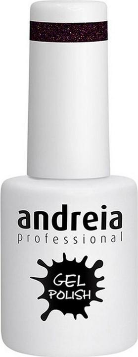 Immagine prodotto Andreia Smalto Gel Semi-Permanente Colore 242 Viola Glitter - Sfumature di Grigio Metallico 10. (242, Smalto per unghie effetto gel)