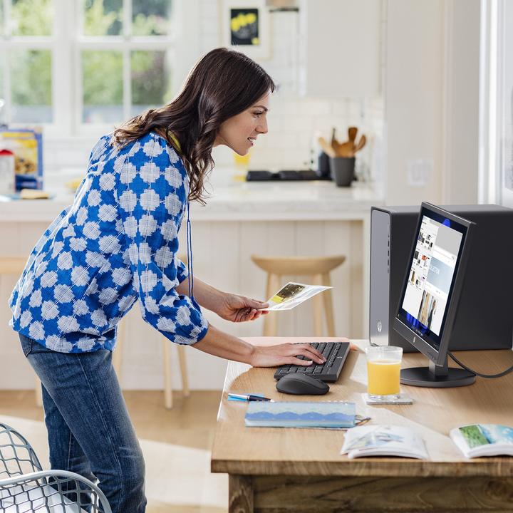 Actual product image HP OmniDesk Desktop M02-0001nc PC (Intel Core i5-14400, 16 GB, 512 GB, Intel UHD Graphics)