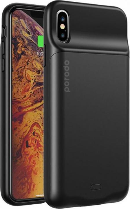 Immagine prodotto Porodo Custodia per batteria wireless da 3500mAh per iPhone X / Xs (Apple iPhone XS, Apple iPhone X)