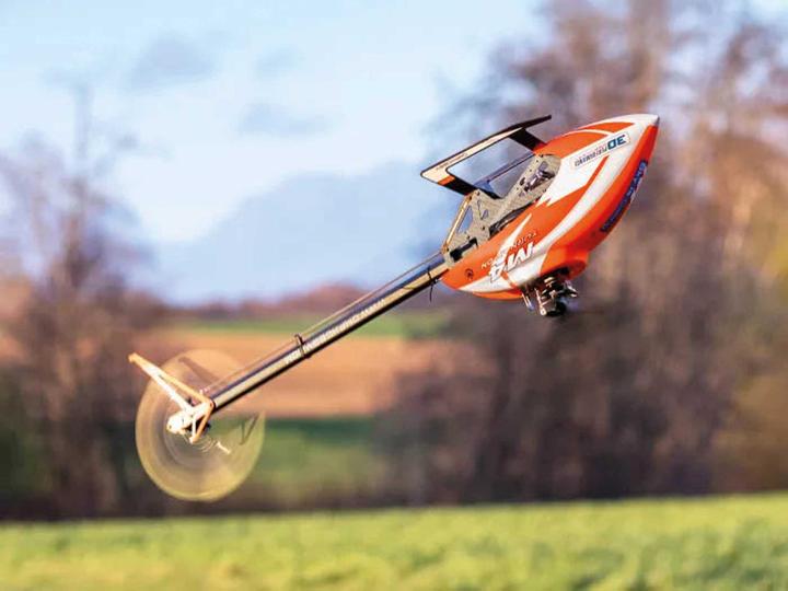 Actual product image OMP Hobby Helicopter M4, Red PNP
