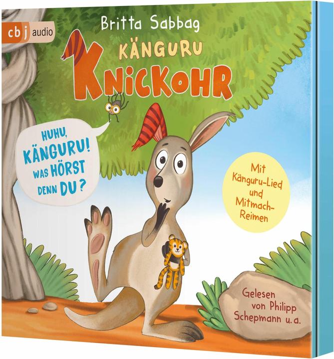 Actual product image Kangaroo Knickohr - Whoo-hoo, kangaroo! What are you listening to? (Nina Reithmeier, Jana Ronte-Versch, Philipp Schepmann, Make Music Muhlack & Sünner, Britta Sabbag, Ella Reithmeier, Martin Friday, German)