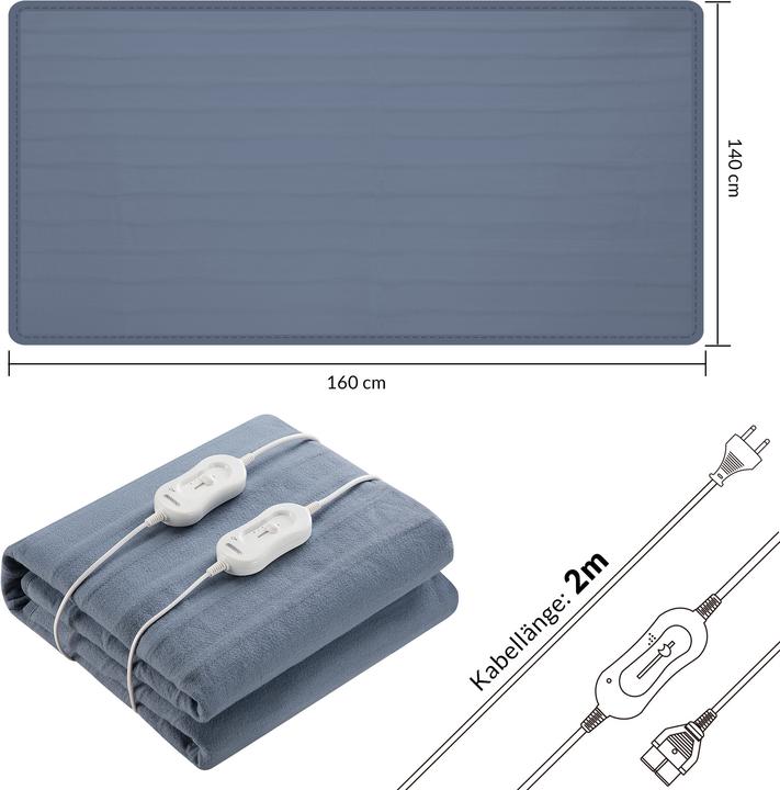 Image du produit Monzana Surmatelas chauffant (160 x 140 cm)