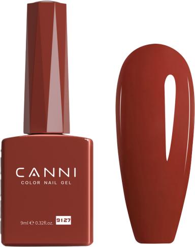 Actual product image Canni Gel lacquer 9127 UV/LED (Carmine red, UV gel varnish)