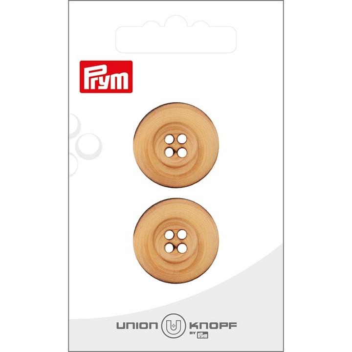 Produktbild Prym Knöpfe 4-Loch 23 mm, 2 Stück, Beige