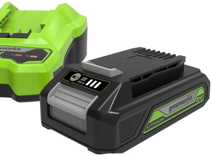Produktbild Greenworks 24V Akku G24B2 und Ladegerät G24UC (24 V)