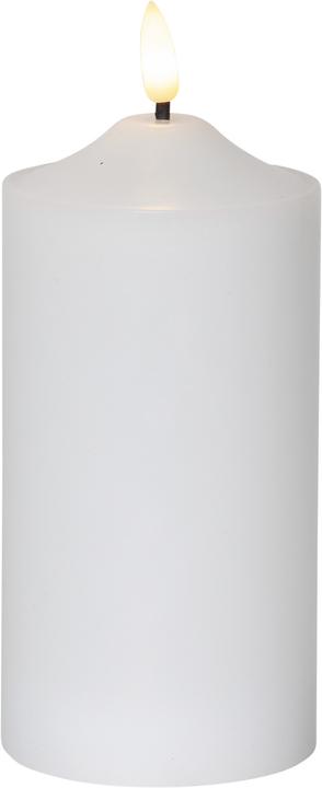 Actual product image Star Trading LED candle Pillar flame 7.5 cm x 17 cm, White (1 x)