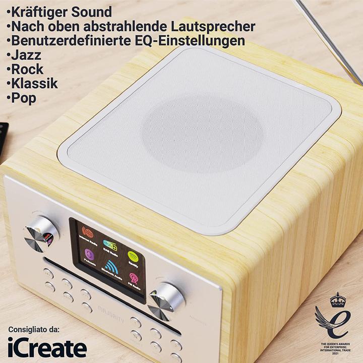 Actual product image Majority Homerton 2 (FM, DAB+, Wi-Fi, Bluetooth)
