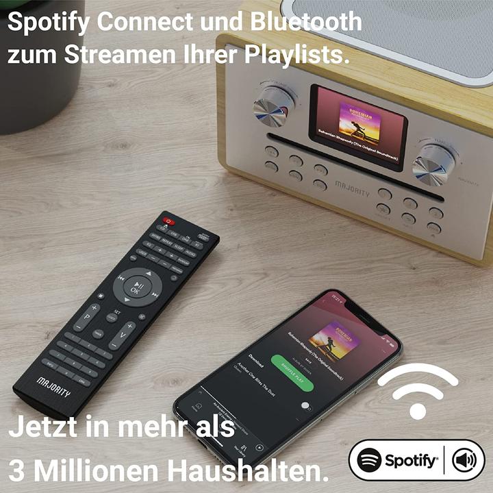 Actual product image Majority Homerton 2 (FM, DAB+, Wi-Fi, Bluetooth)